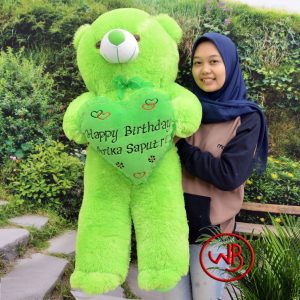 Boneka Teddy Bear Jumbo 1 Meter – Ukir Nama atau Cetak Foto