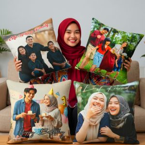 Bantal Sofa Custom Foto Velboa 40x40 – Hiasan Ruang Tamu