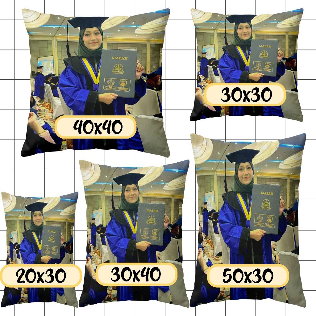 Bantal Custom Foto Full Print Bulu Rasfur – Lembut & Awet - Gambar 2