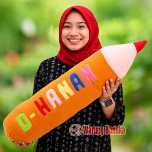 Guling Pensil Ukir Nama – Kado Anak Sekolah