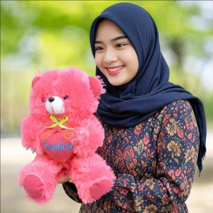 Boneka Teddy Bear 35cm – Gratis Custom Nama
